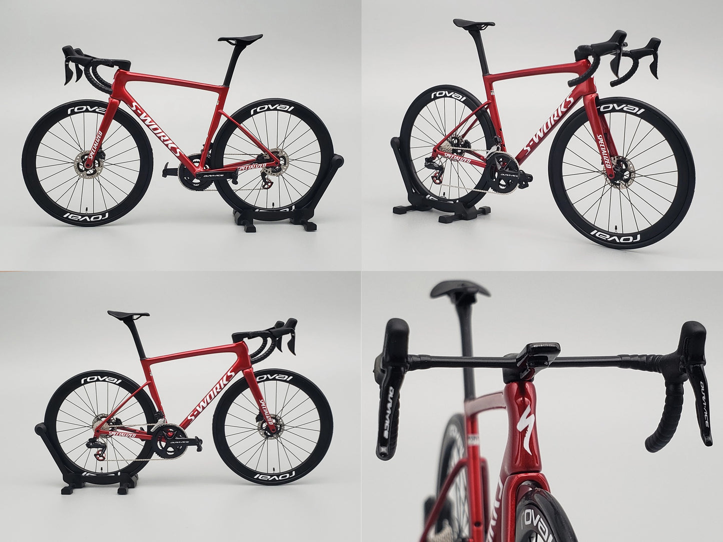 UNPAINTED/UNASSEMBLED White Mold - Hobbit Bike 1/12 Scale Plastic Road Bike Model Kit - HB01-0018 - Specialized S-WORKS SL8