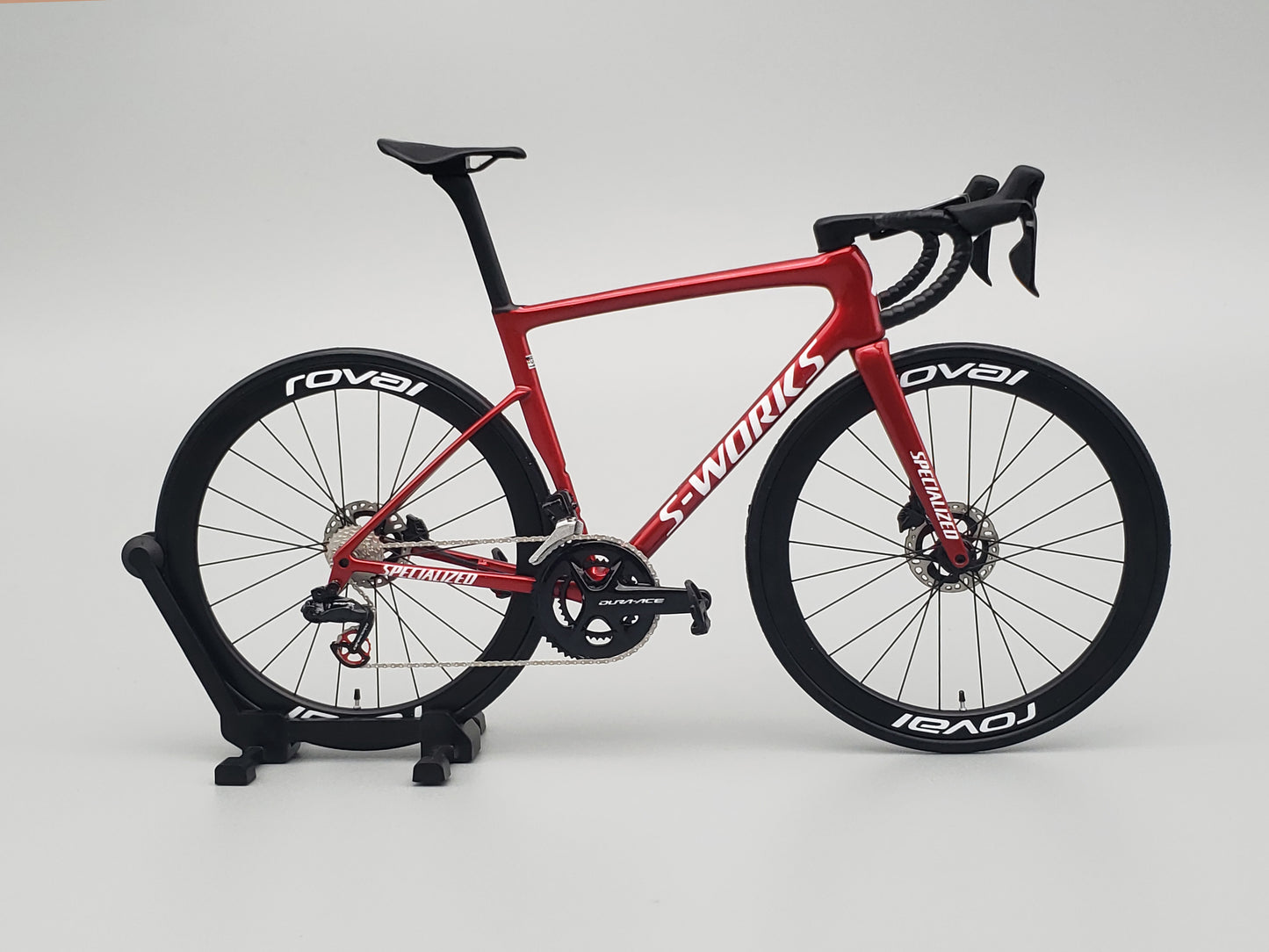 PREASSEMBLED & PAINTED - Hobbit Bike 1/12 Road Bike Model - HB01-0018A - Specialized S-WORKS SL8