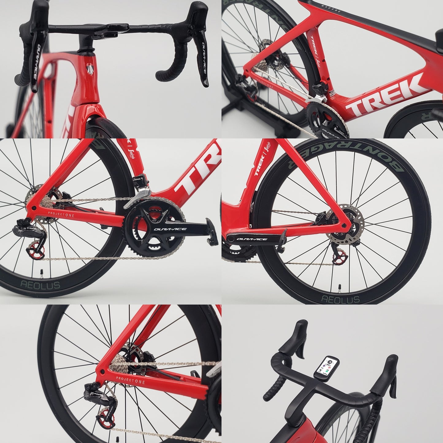 PREASSEMBLED & PAINTED - Hobbit Bike 1/12 Road Bike Model - HB01-0017A - TREK Madone Gen 7