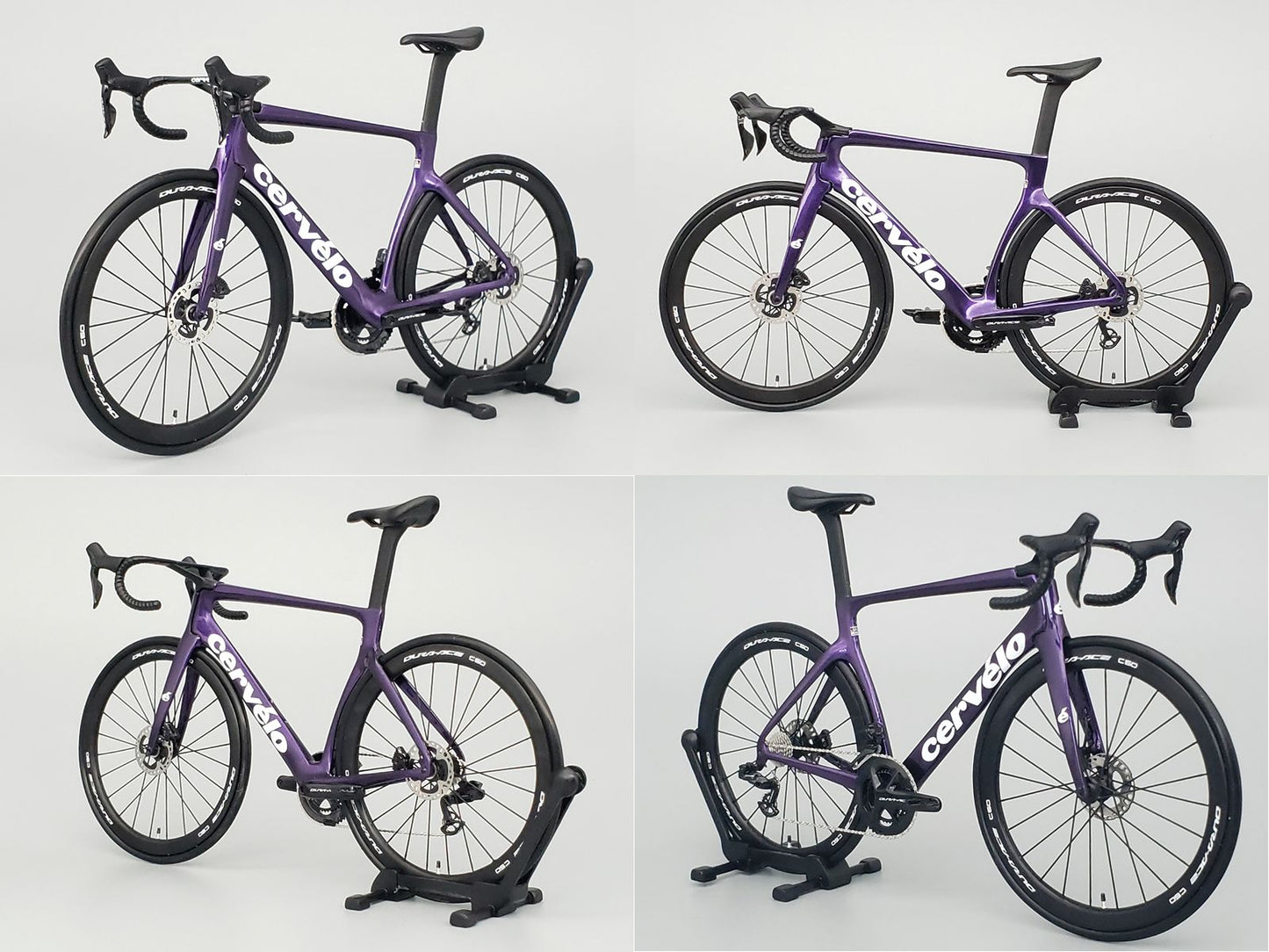 UNPAINTED/UNASSEMBLED White Mold - Hobbit Bike 1/12 Scale Plastic Road Bike Model Kit - HB01-0010 - Cervelo S5