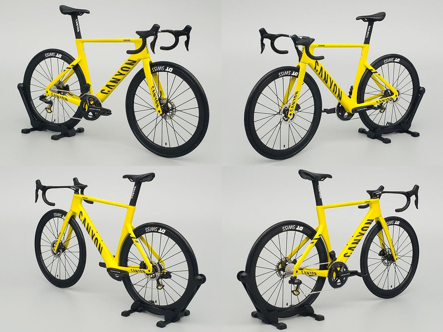 UNPAINTED/UNASSEMBLED White Mold - Hobbit Bike 1/12 Scale Plastic Road Bike Model Kit - HB01-0011 - Canyon Aeroad