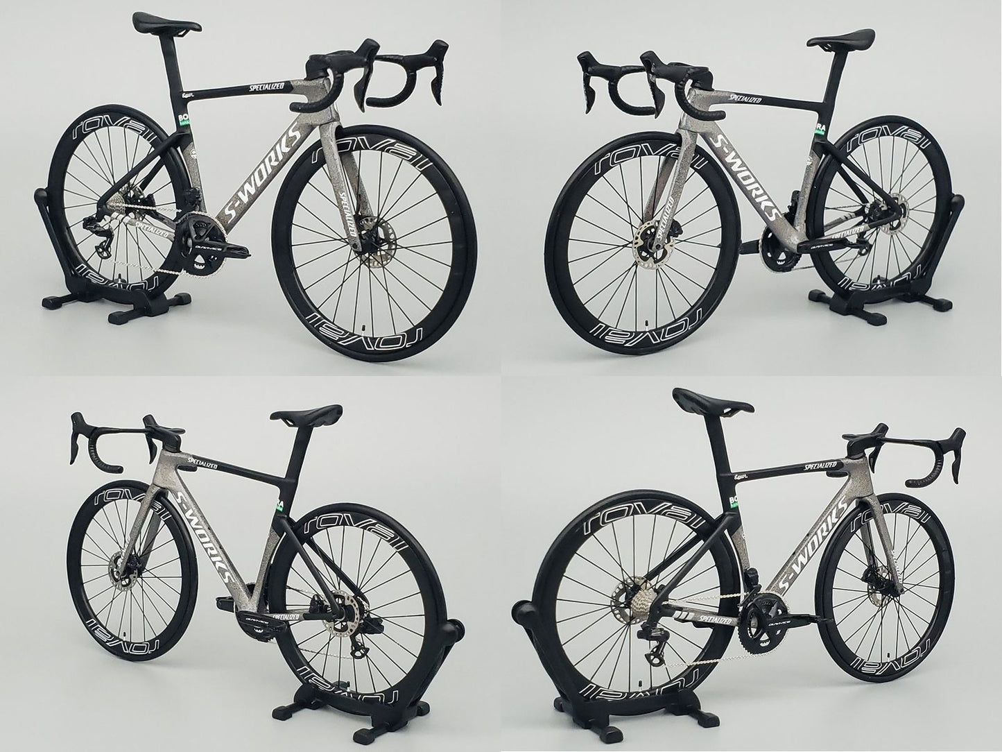 PREASSEMBLED & PAINTED - Hobbit Bike 1/12 Road Bike Model - HB01-0012A - Specialized S-Works Venge