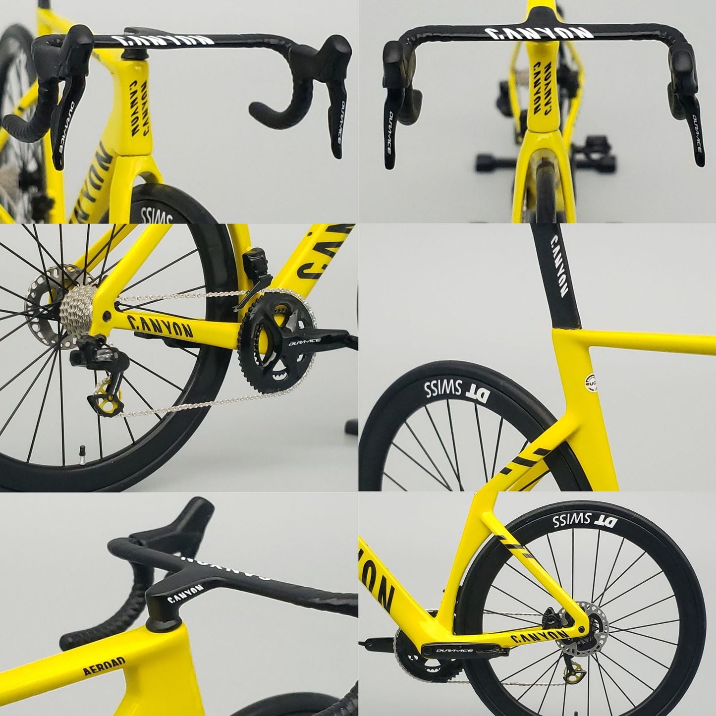 PREASSEMBLED & PAINTED - Hobbit Bike 1/12 Road Bike Model - HB01-0011A - Canyon Aeroad