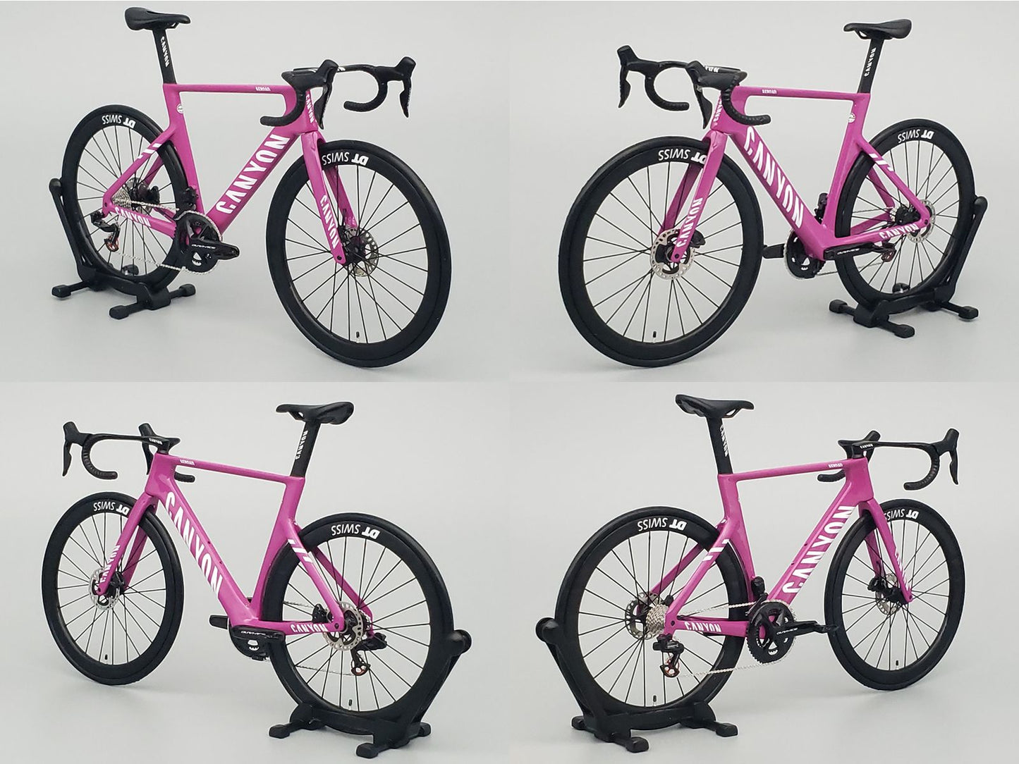 UNPAINTED/UNASSEMBLED White Mold - Hobbit Bike 1/12 Scale Plastic Road Bike Model Kit - HB01-0011 - Canyon Aeroad