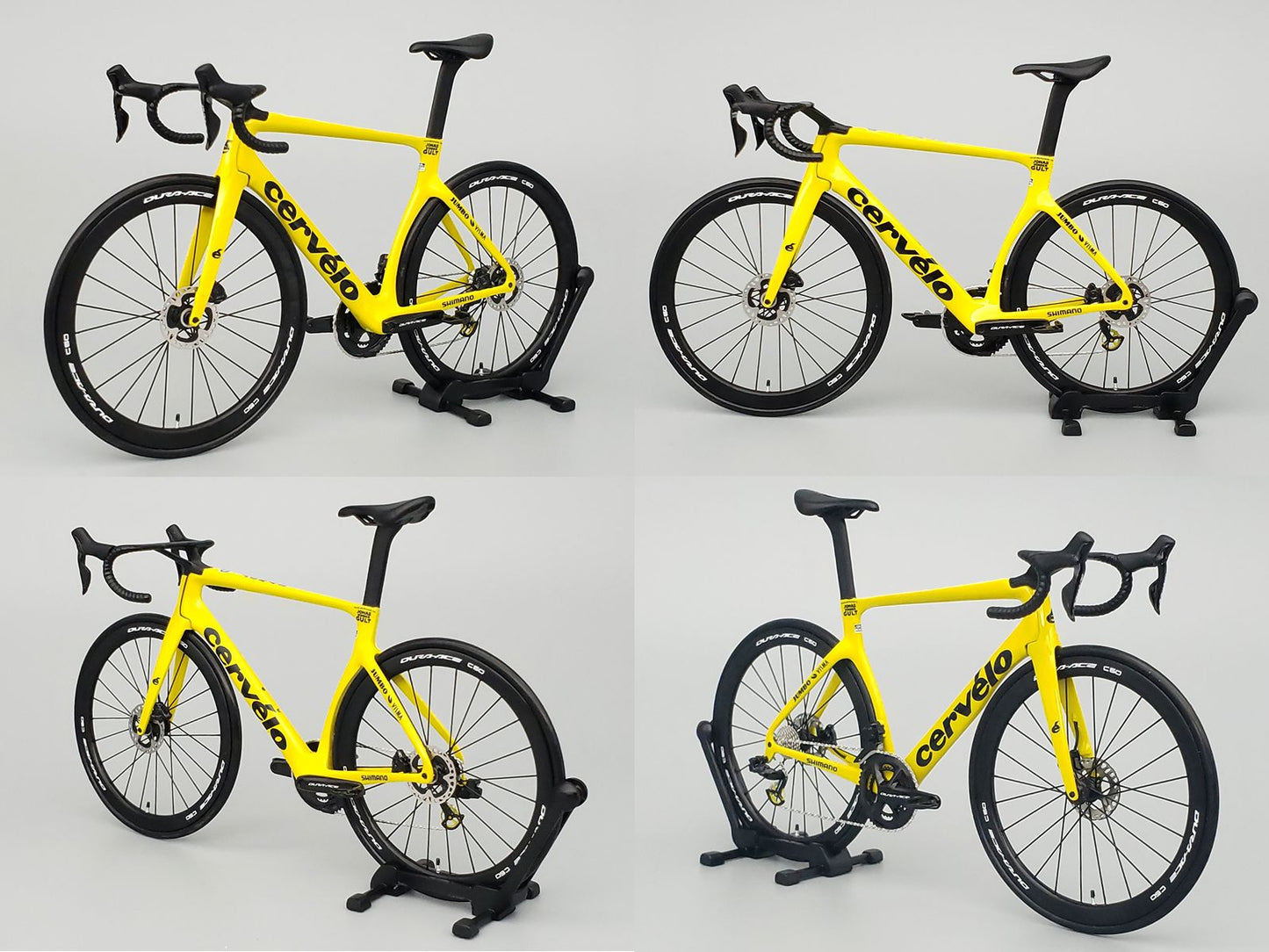 UNPAINTED/UNASSEMBLED White Mold - Hobbit Bike 1/12 Scale Plastic Road Bike Model Kit - HB01-0010 - Cervelo S5
