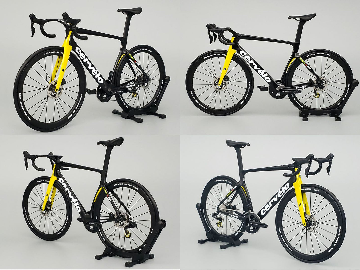 UNPAINTED/UNASSEMBLED White Mold - Hobbit Bike 1/12 Scale Plastic Road Bike Model Kit - HB01-0010 - Cervelo S5