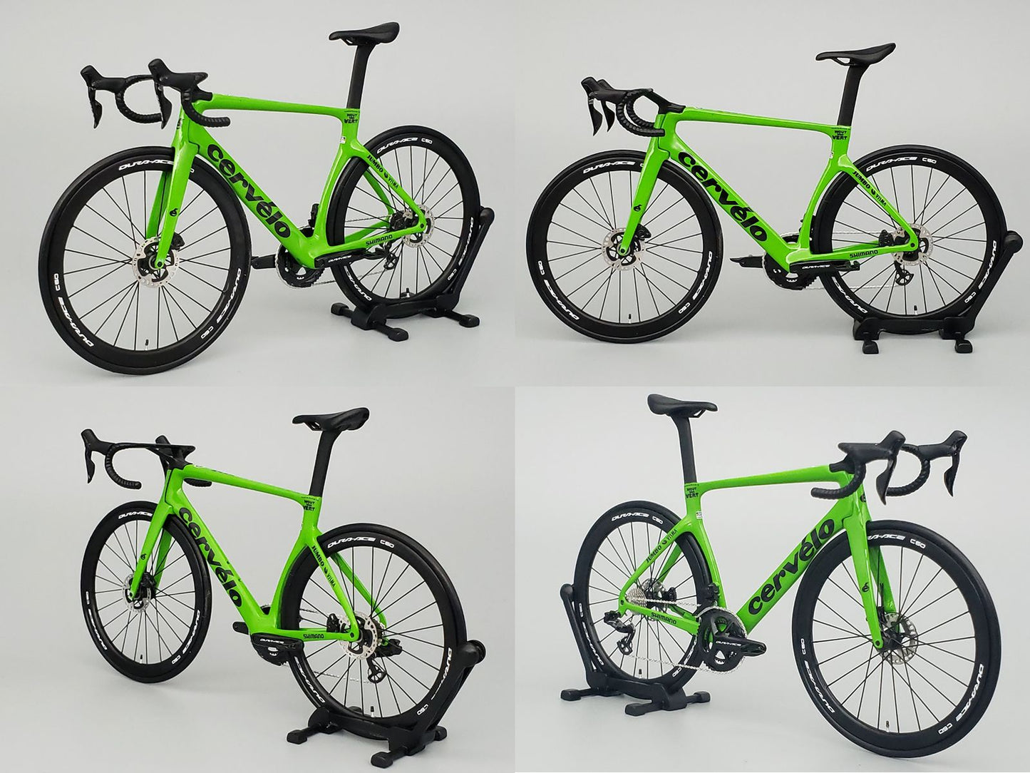 UNPAINTED/UNASSEMBLED White Mold - Hobbit Bike 1/12 Scale Plastic Road Bike Model Kit - HB01-0010 - Cervelo S5