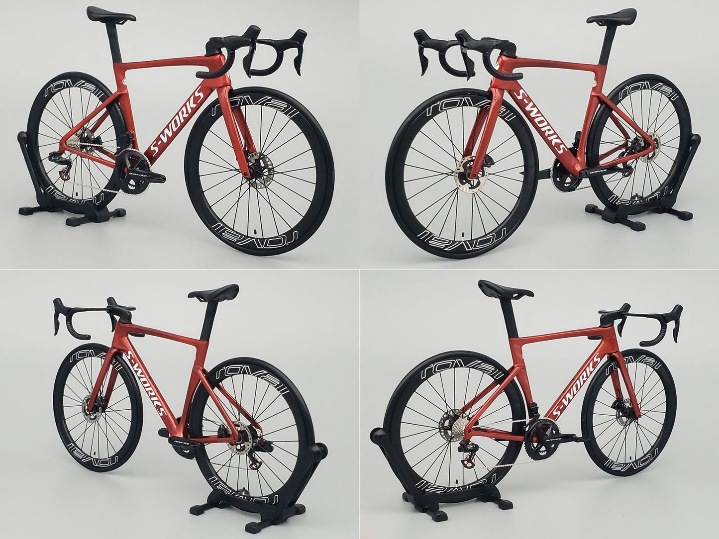PREASSEMBLED & PAINTED - Hobbit Bike 1/12 Road Bike Model - HB01-0012A - Specialized S-Works Venge