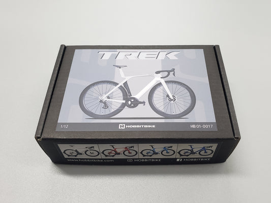 TREK Madone Gen 7 - UNPAINTED/UNASSEMBLED White Mold - Hobbit Bike 1/12 Scale Plastic Road Bicycle Model Kit -  HB01-0017