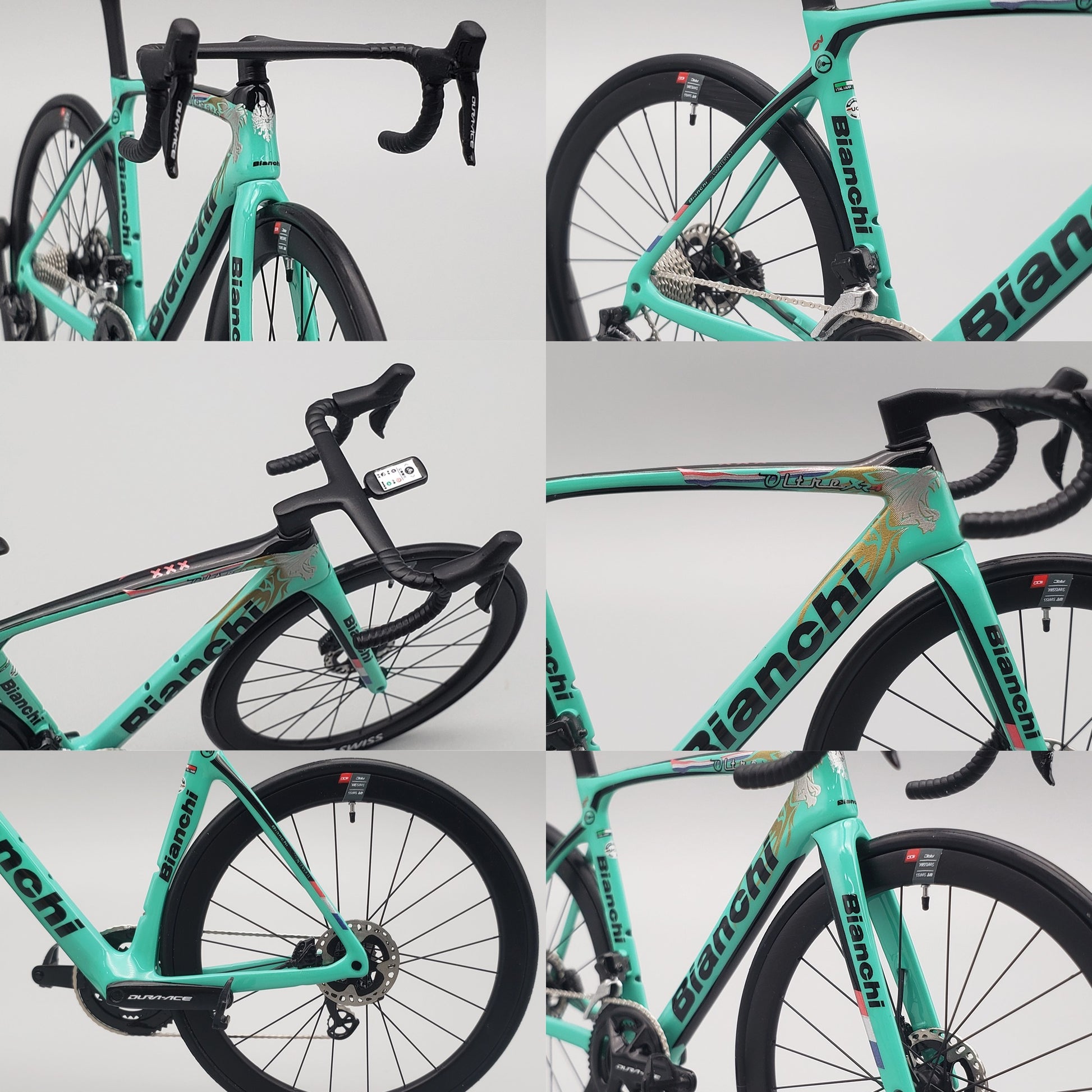 PREASSEMBLED & PAINTED - Hobbit Bike 1/12 Road Bike Model - HB01-0023A